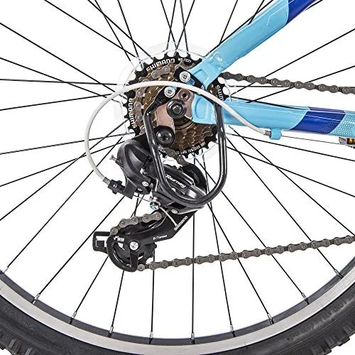 26" Royce Union RTT Womens 21-Speed Mountain Bike, 17" Aluminum Frame, Trigger Shift, Sky Blue