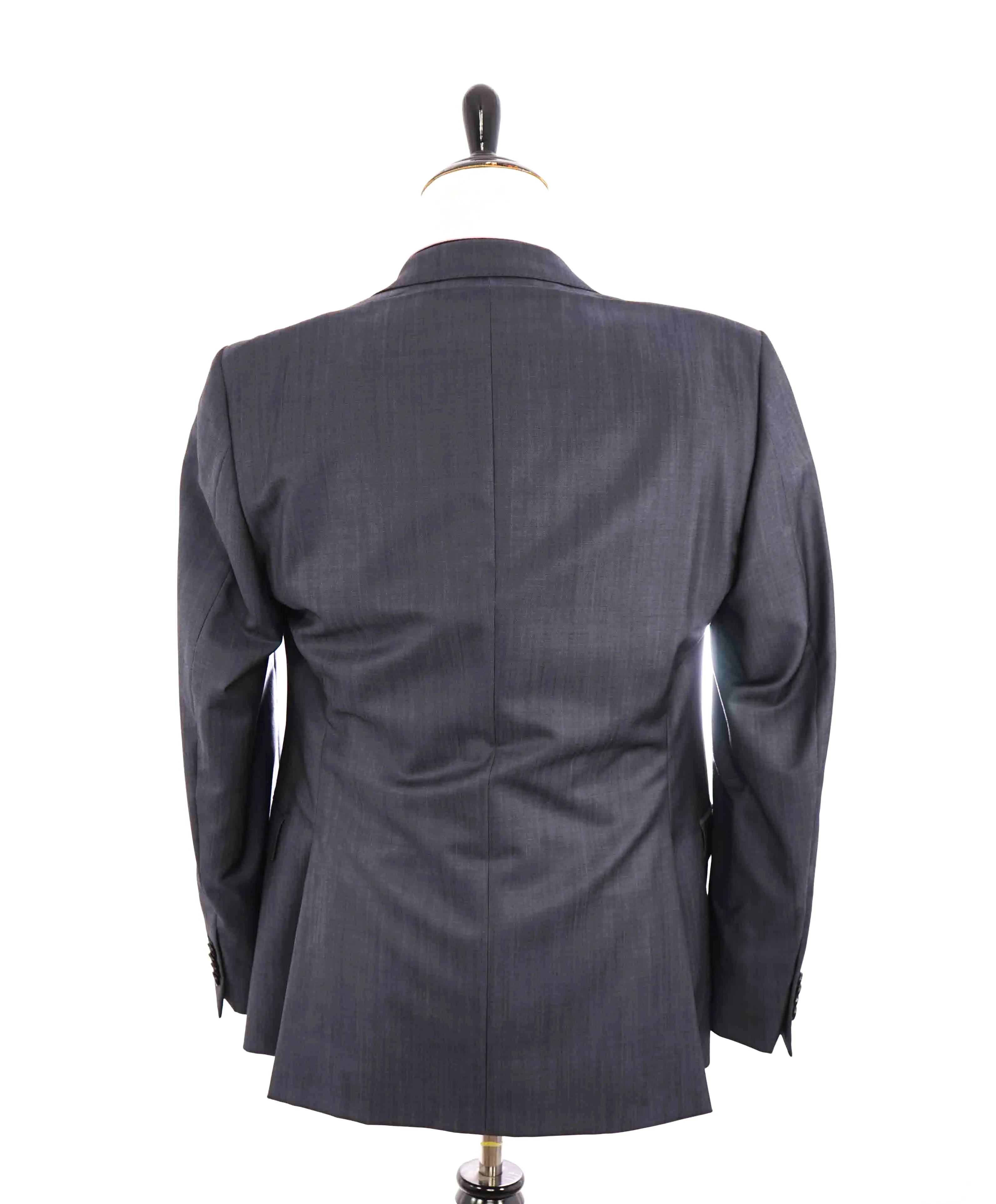 $995 Z ZEGNA - Steel Blue Sharkskin *WOOL / MOHAIR* Blazer - 40R