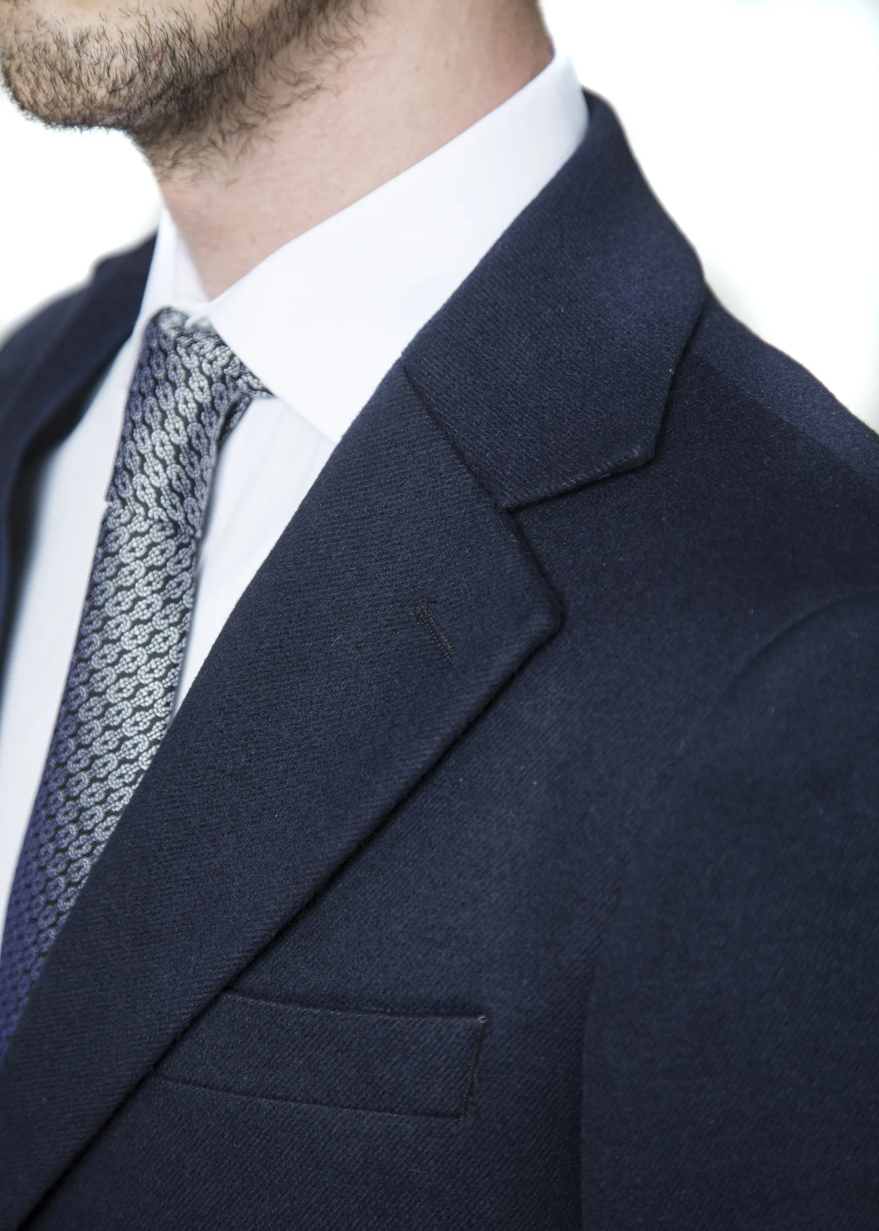 Adam Baker Men's Modern Fit 3/4 Length Overcoat Single Breasted Luxury Cashmere-Feel Top Coat