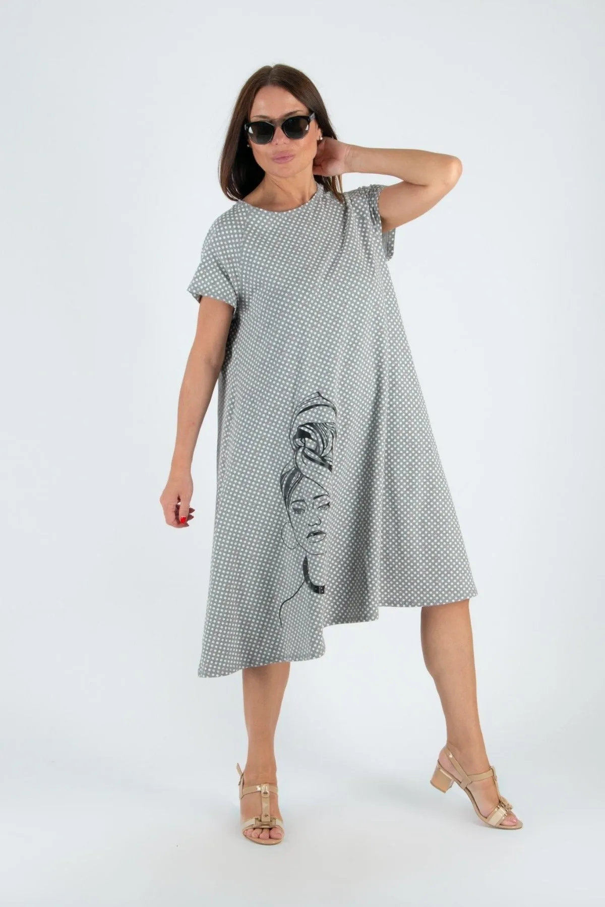 ASIA dress with print on SALE