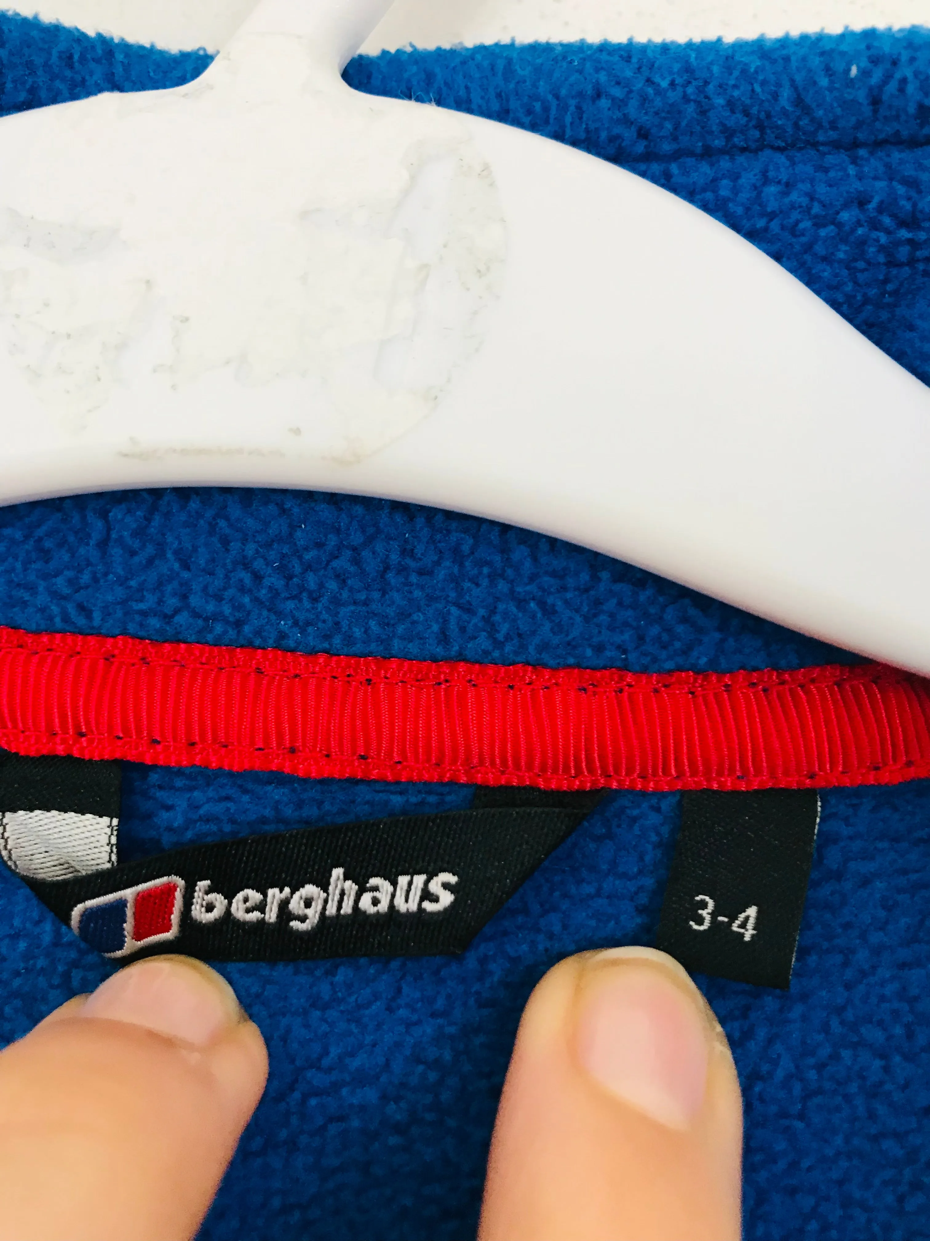 Berghaus Kid's Zip Up Fleece Jacket | 3-4 Years | Blue