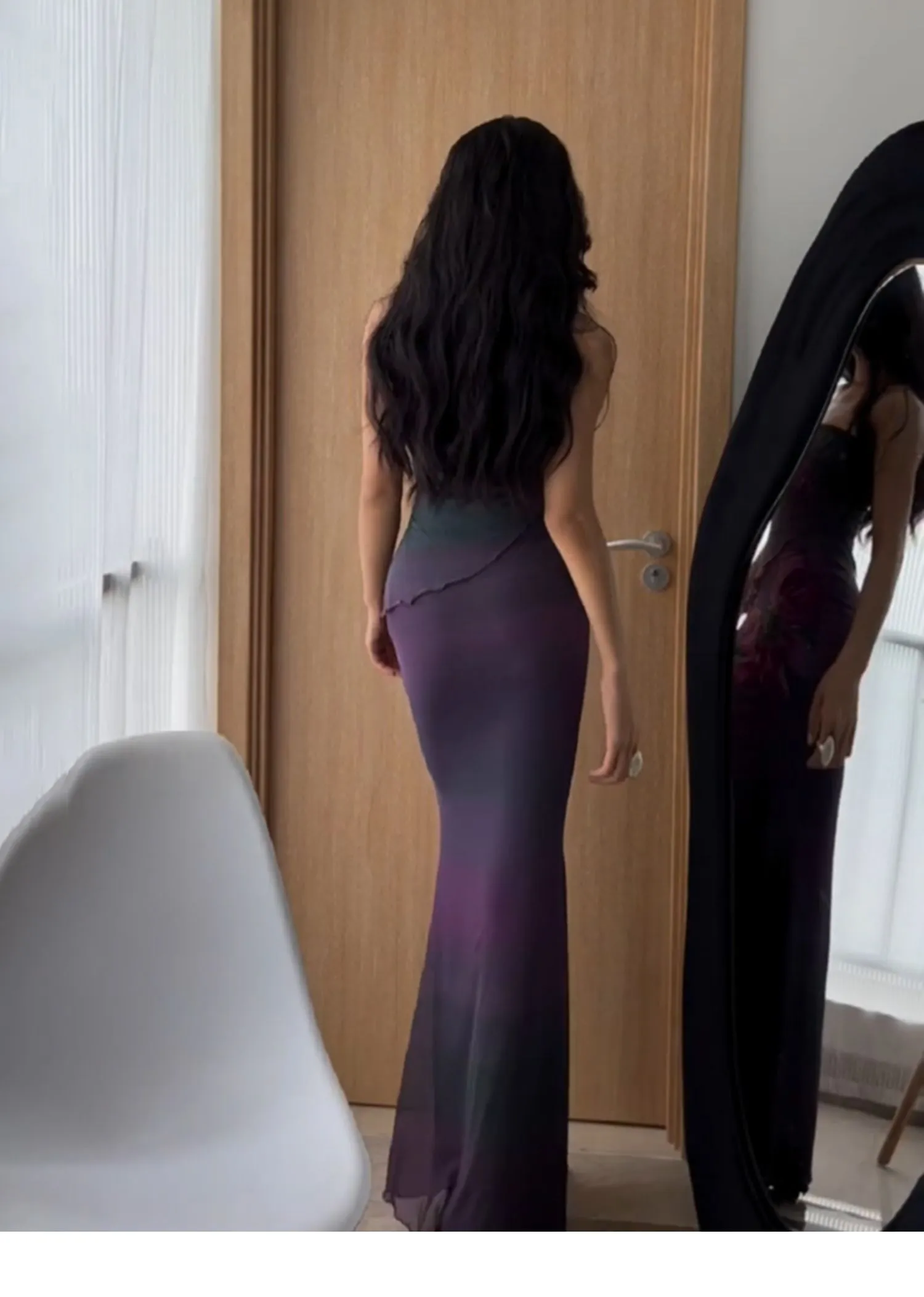 Bonnyshow Sarah Mesh Maxi Dress