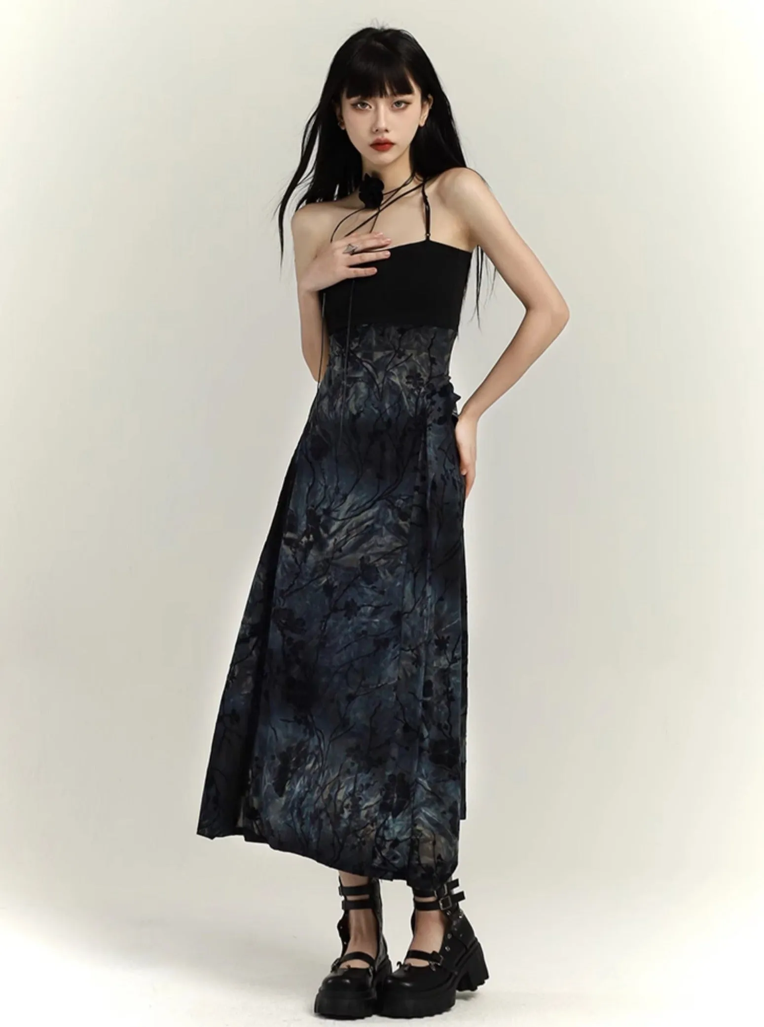 Chinese National Style Slip Dress
