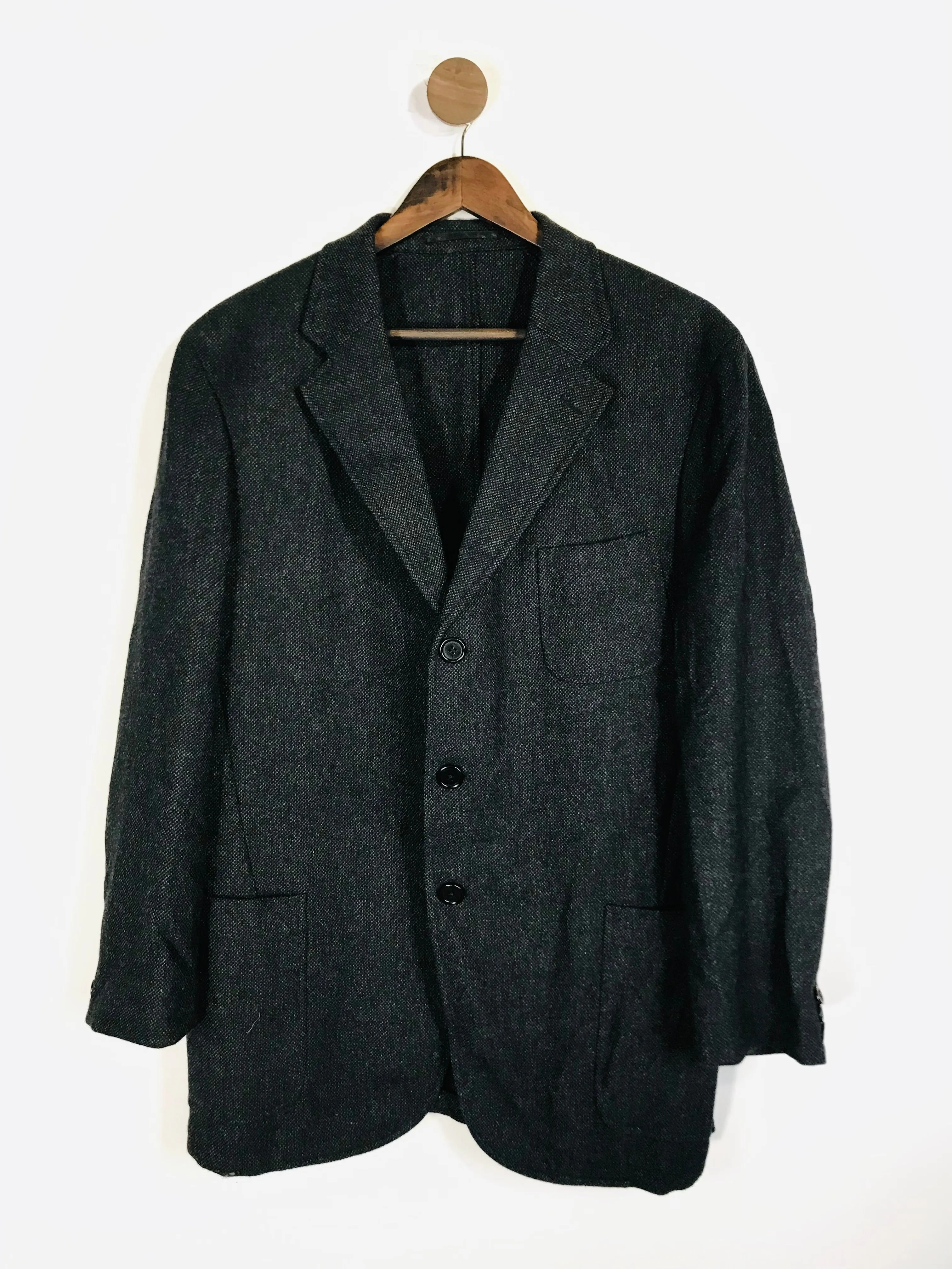 Gant Men's Overcoat Coat | L | Grey