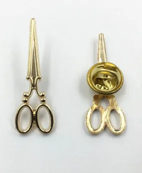 Golden Knife Collarpin Buttons