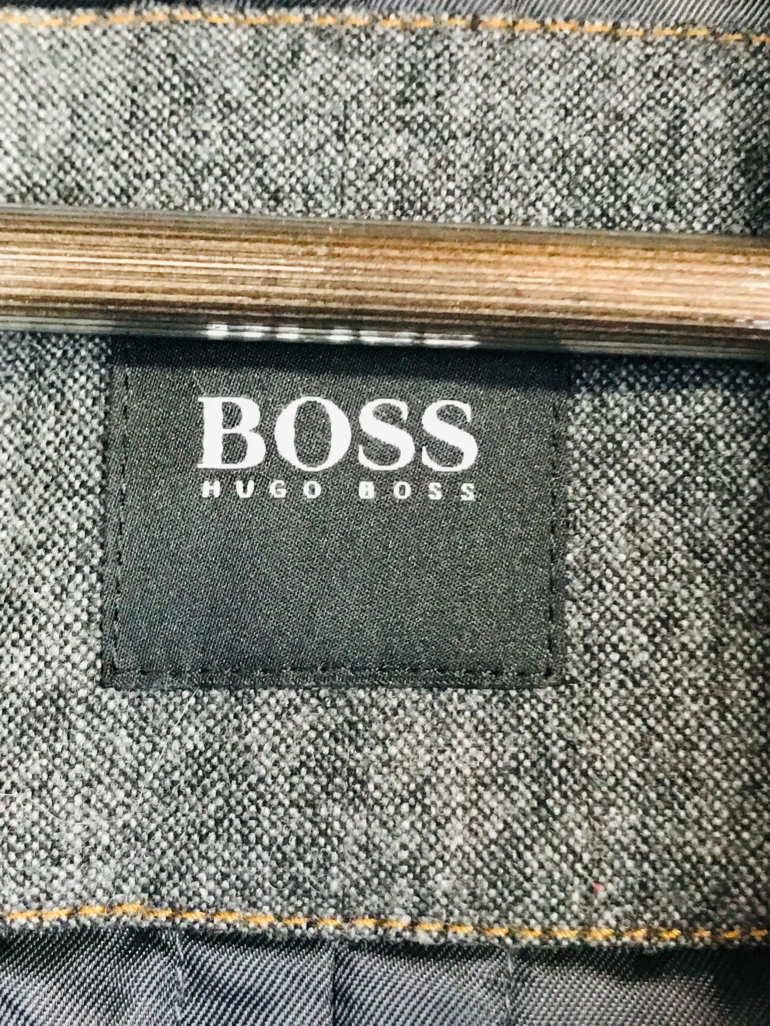 Hugo Boss Men's Overcoat Coat | UK56 | Grey