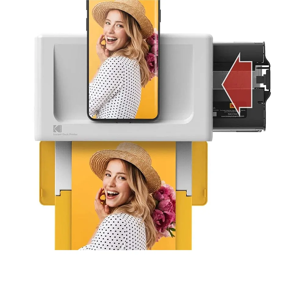 KODAK 4 x 6" Prints (80 Sheets) Film Cartridge Refill   Photo Paper for Dock / Dock Plus Photo Printer with 4PASS Print Technology for Instant Cameras - PHC-80