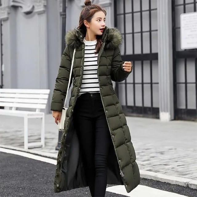Long Winter Warm Waterproof Overcoat