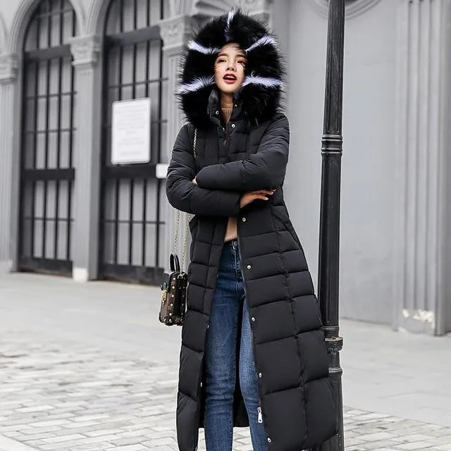 Long Winter Warm Waterproof Overcoat