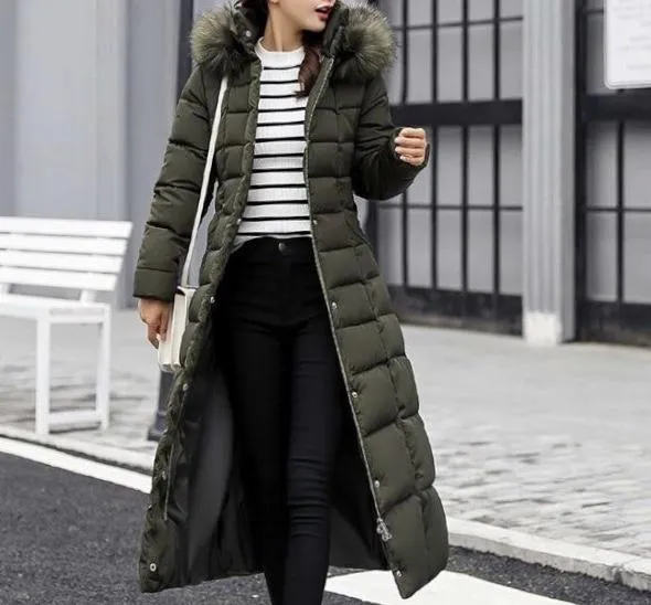 Long Winter Warm Waterproof Overcoat
