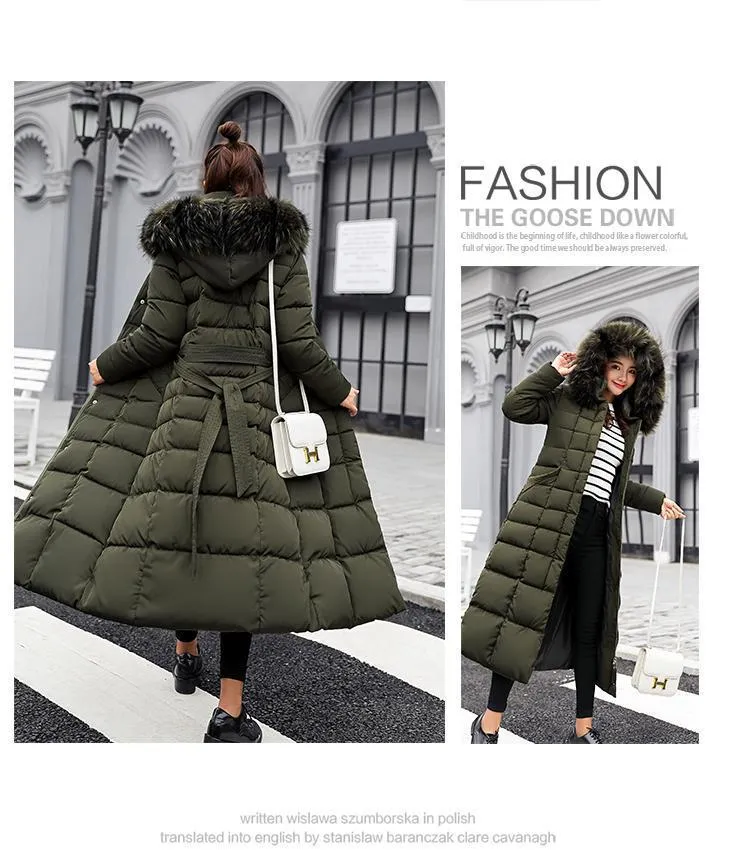 Long Winter Warm Waterproof Overcoat