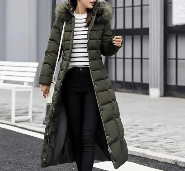 Long Winter Warm Waterproof Overcoat