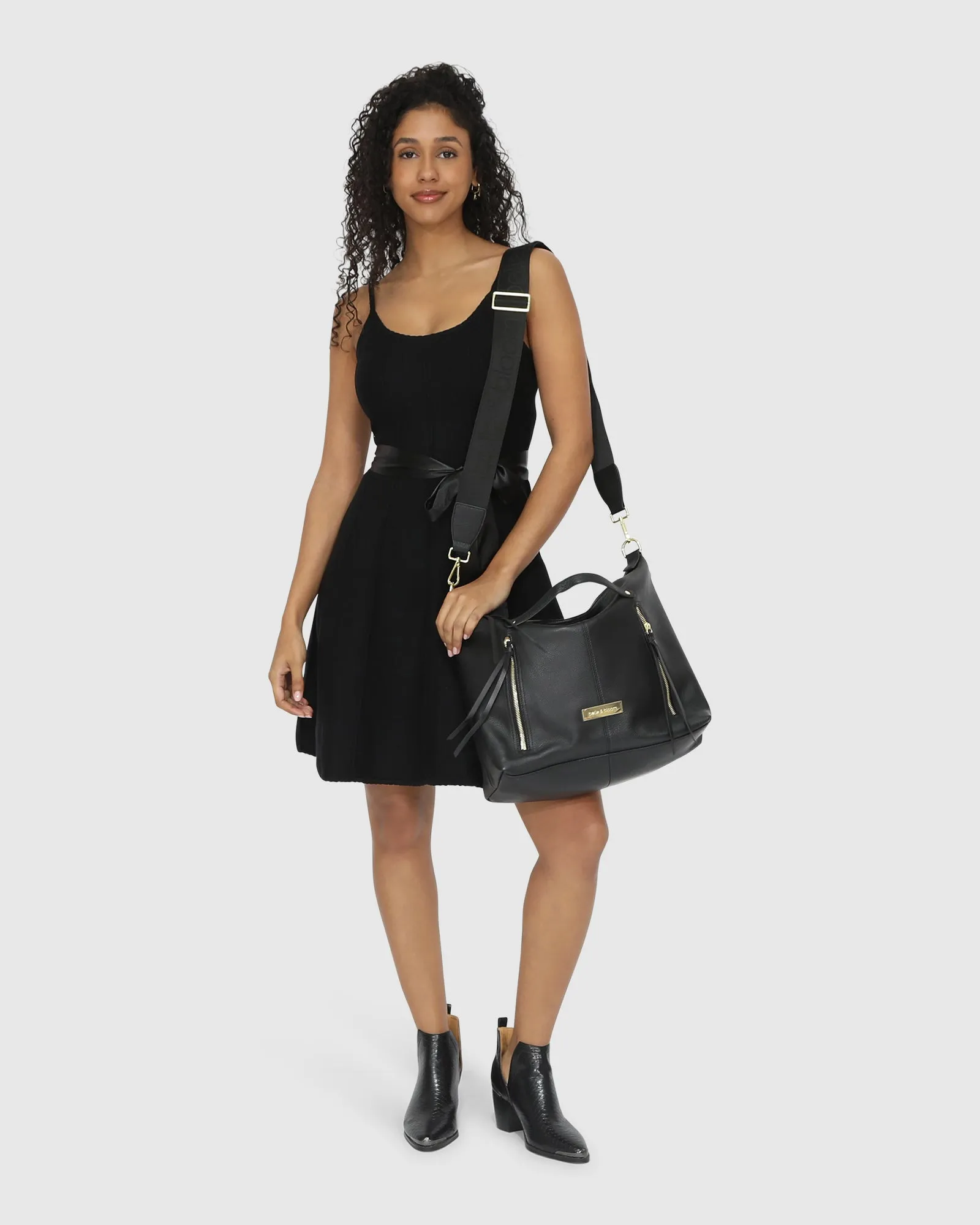 Love Her Madly Knit Dress - Black
