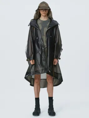 lpuus / translucent backpack overcoat