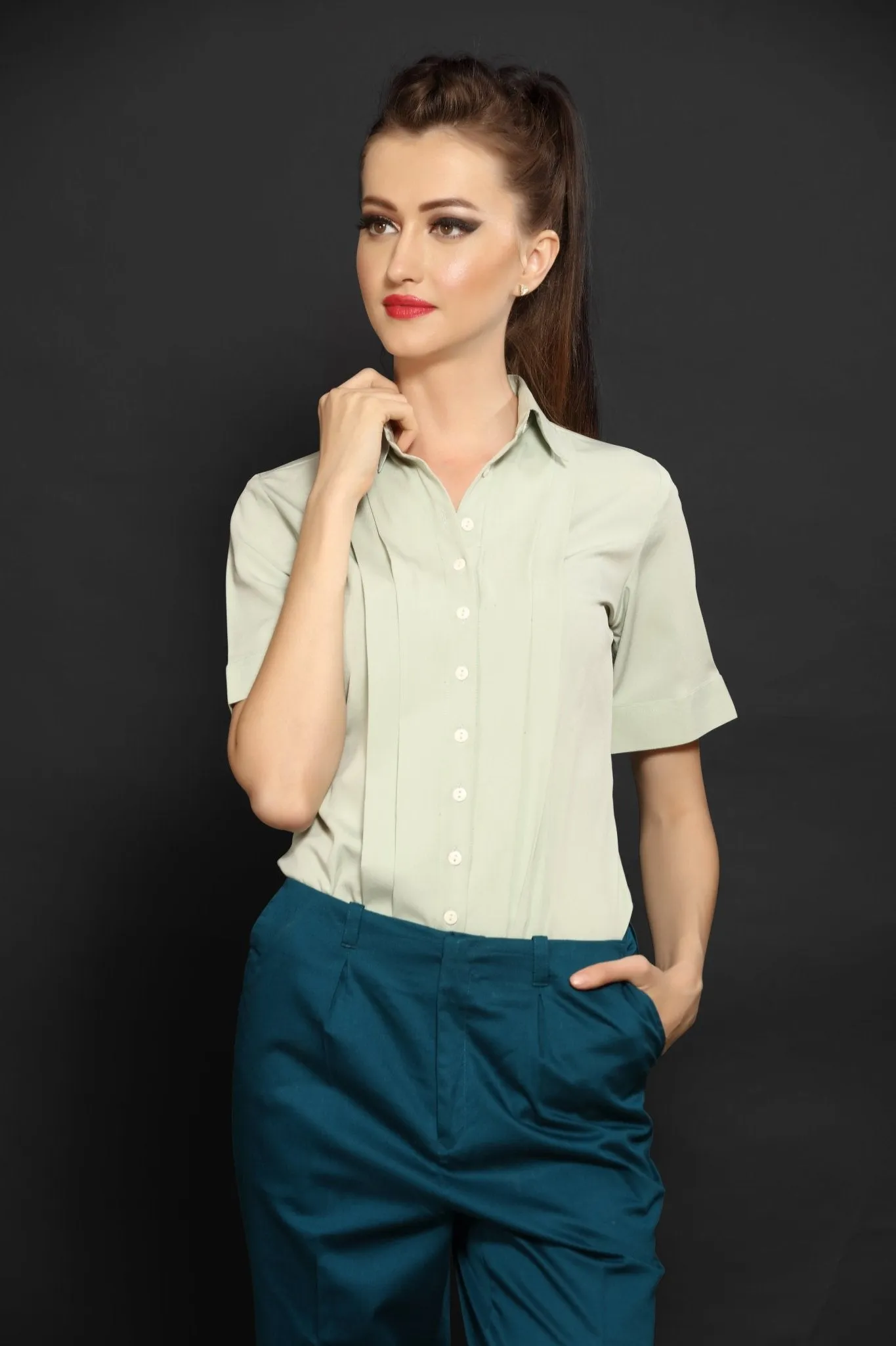 Mint Green Shirt