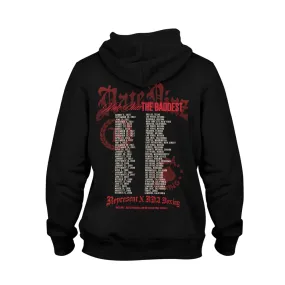 NATE DIAZ WORLD TOUR 7/6/24 Premium Fashion Hoodie [BLACK] THE BADDEST CAPSULE