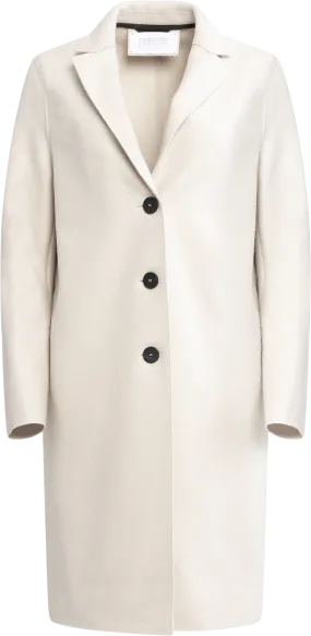 Overcoat Pressed Wool - Cream