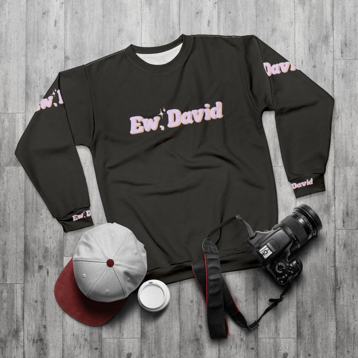 "Ew David!" Schitt's Creek Inspired Glitter Sweatshirt
