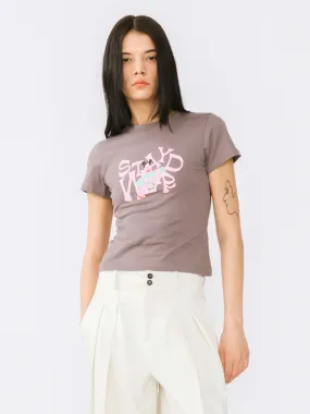 "Stay Weird" Printed T-Shirt