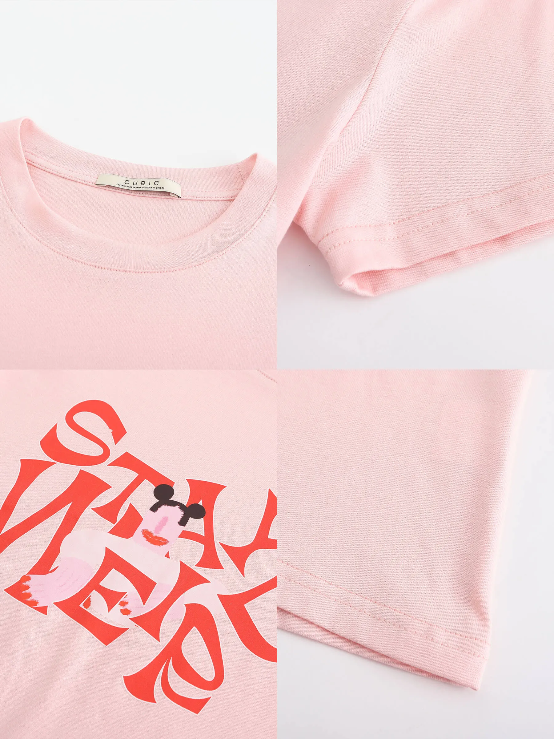 "Stay Weird" Printed T-Shirt