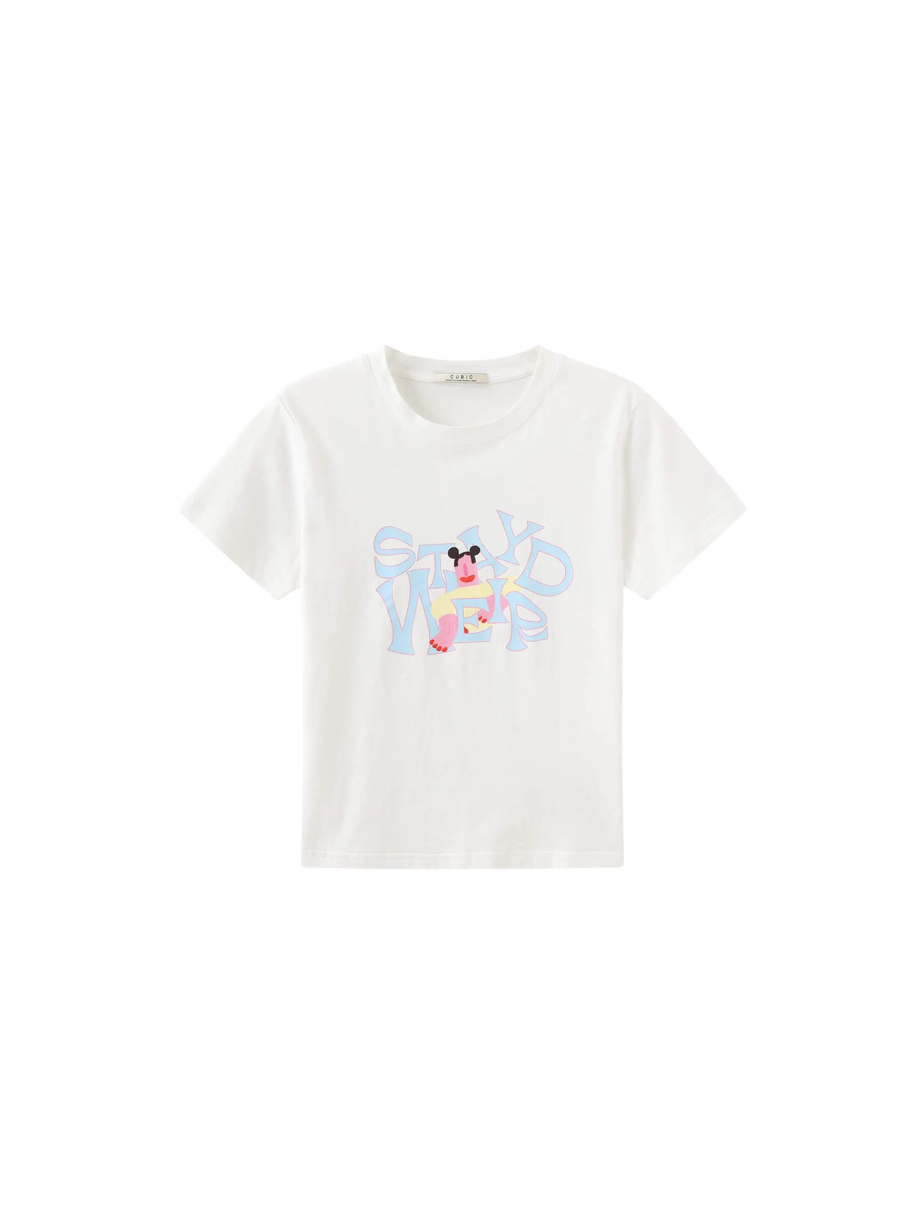 "Stay Weird" Printed T-Shirt