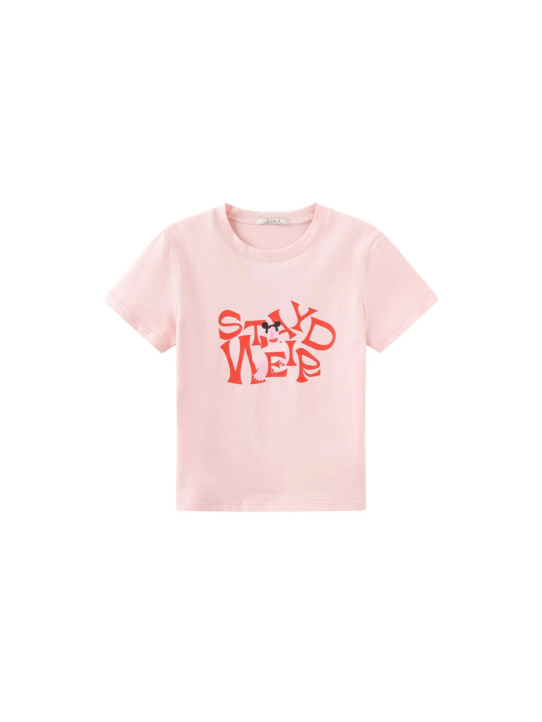 "Stay Weird" Printed T-Shirt