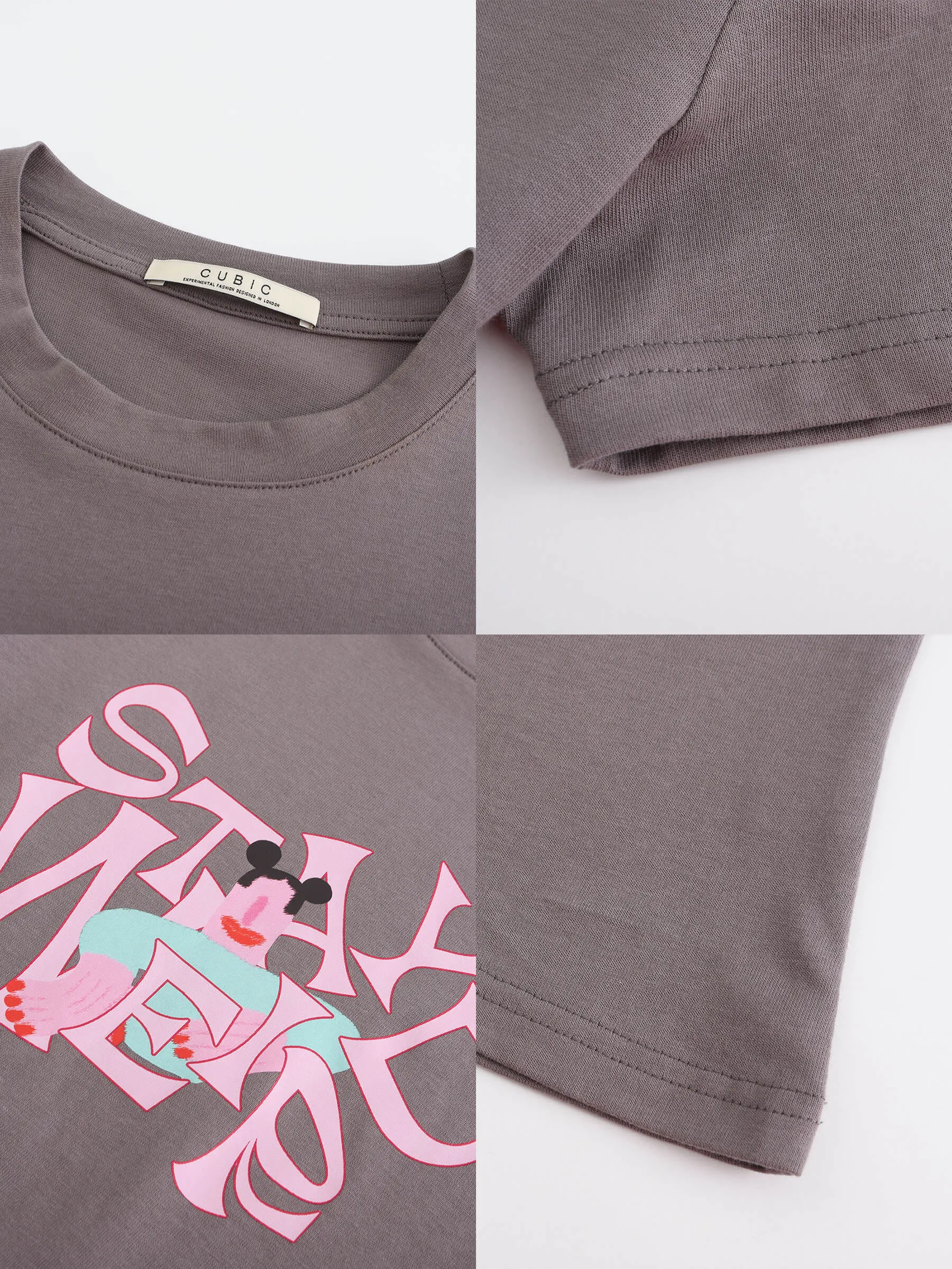 "Stay Weird" Printed T-Shirt