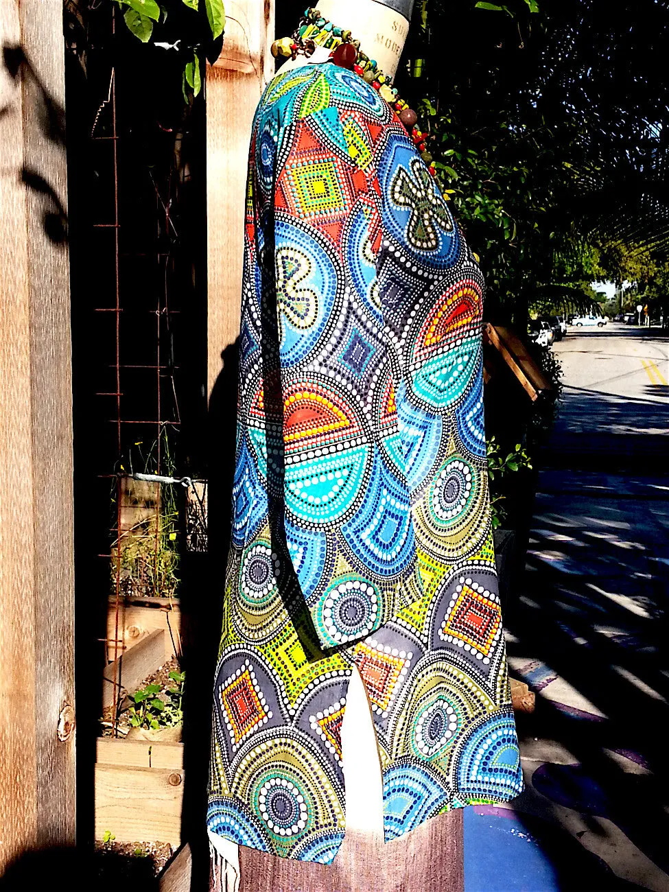 Raja Cotton Tunic Bark Cloth