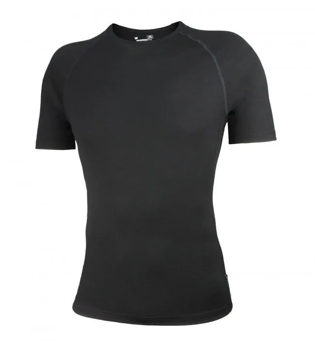 Wilderness Wear Mens Plus Size Light Merino 170 T-Shirt Black