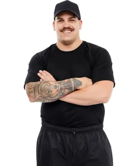 Wilderness Wear Mens Plus Size Light Merino 170 T-Shirt Black