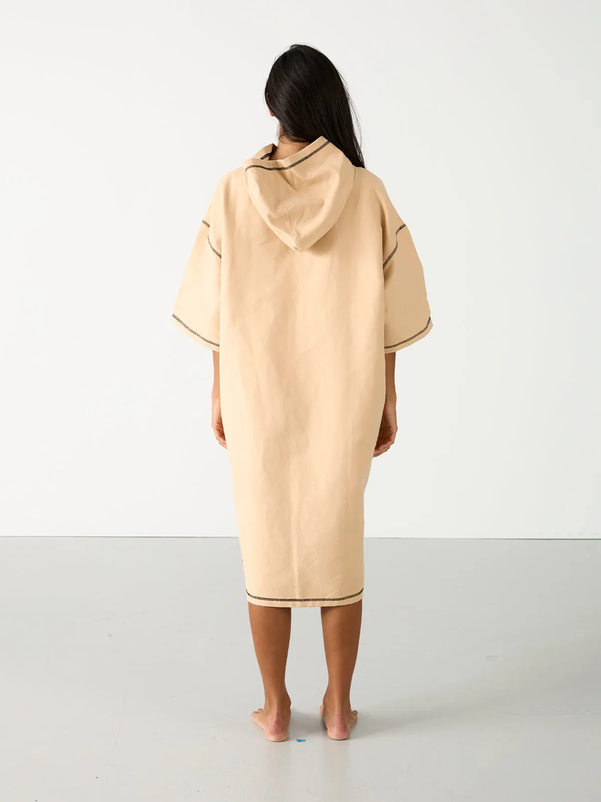 Women's Travel Poncho Towel | Tan
