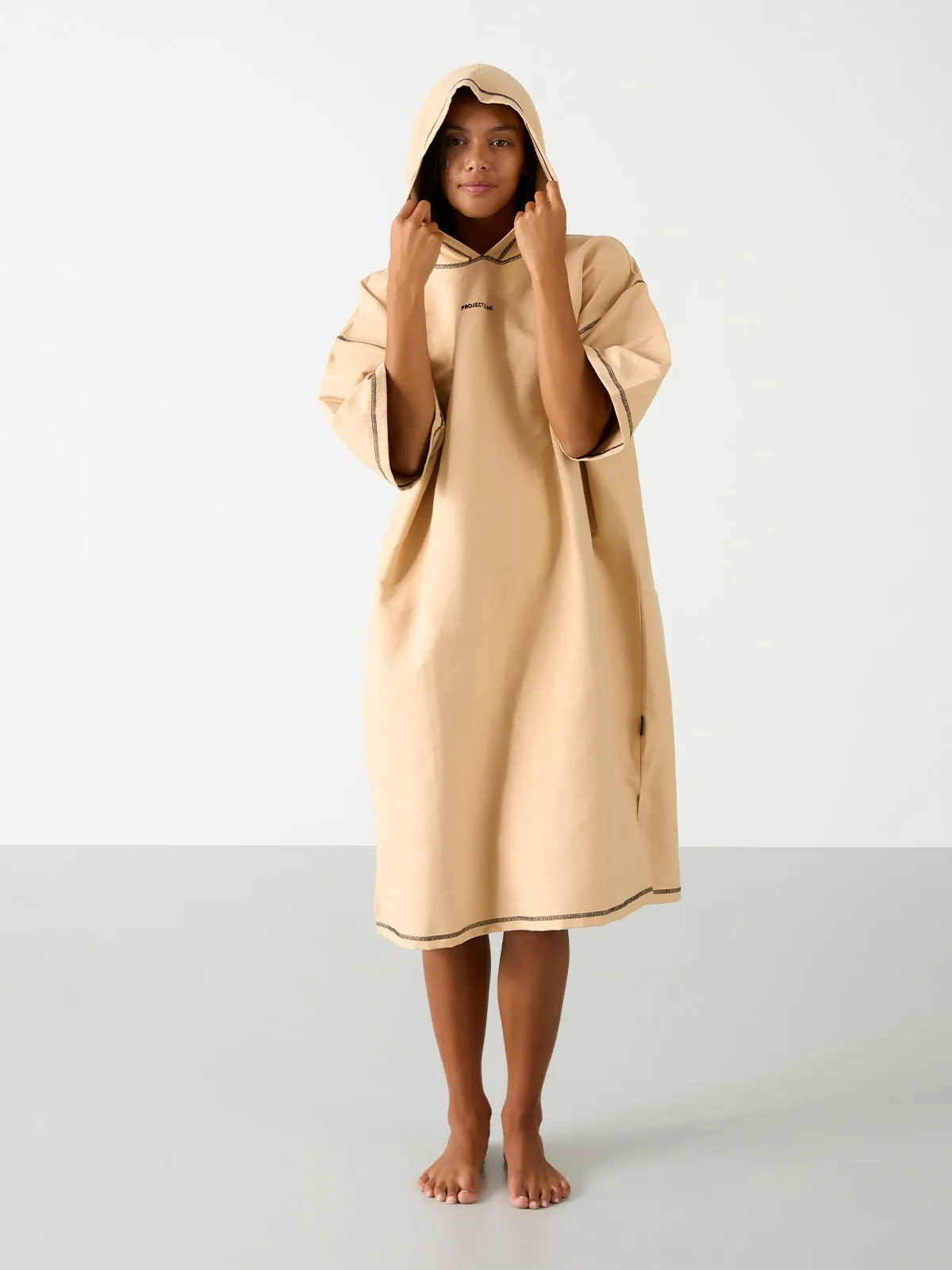 Women's Travel Poncho Towel | Tan